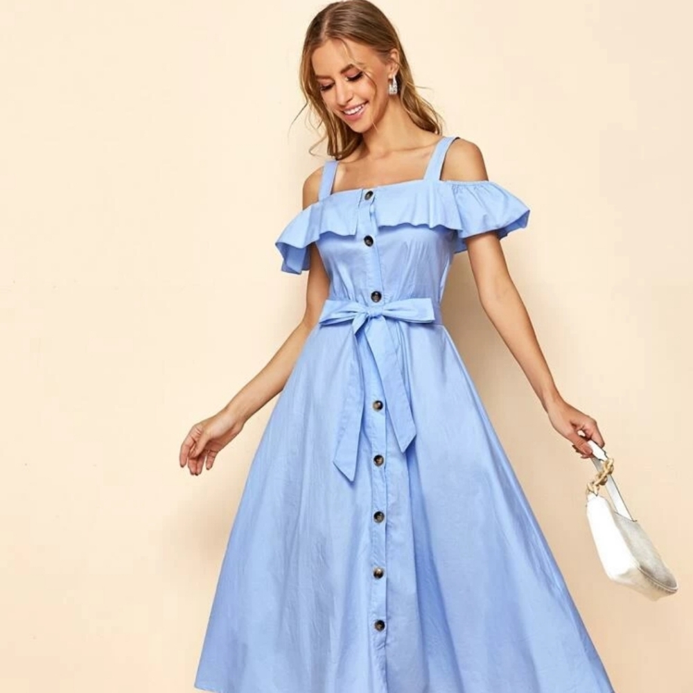 Beautiful blue dress